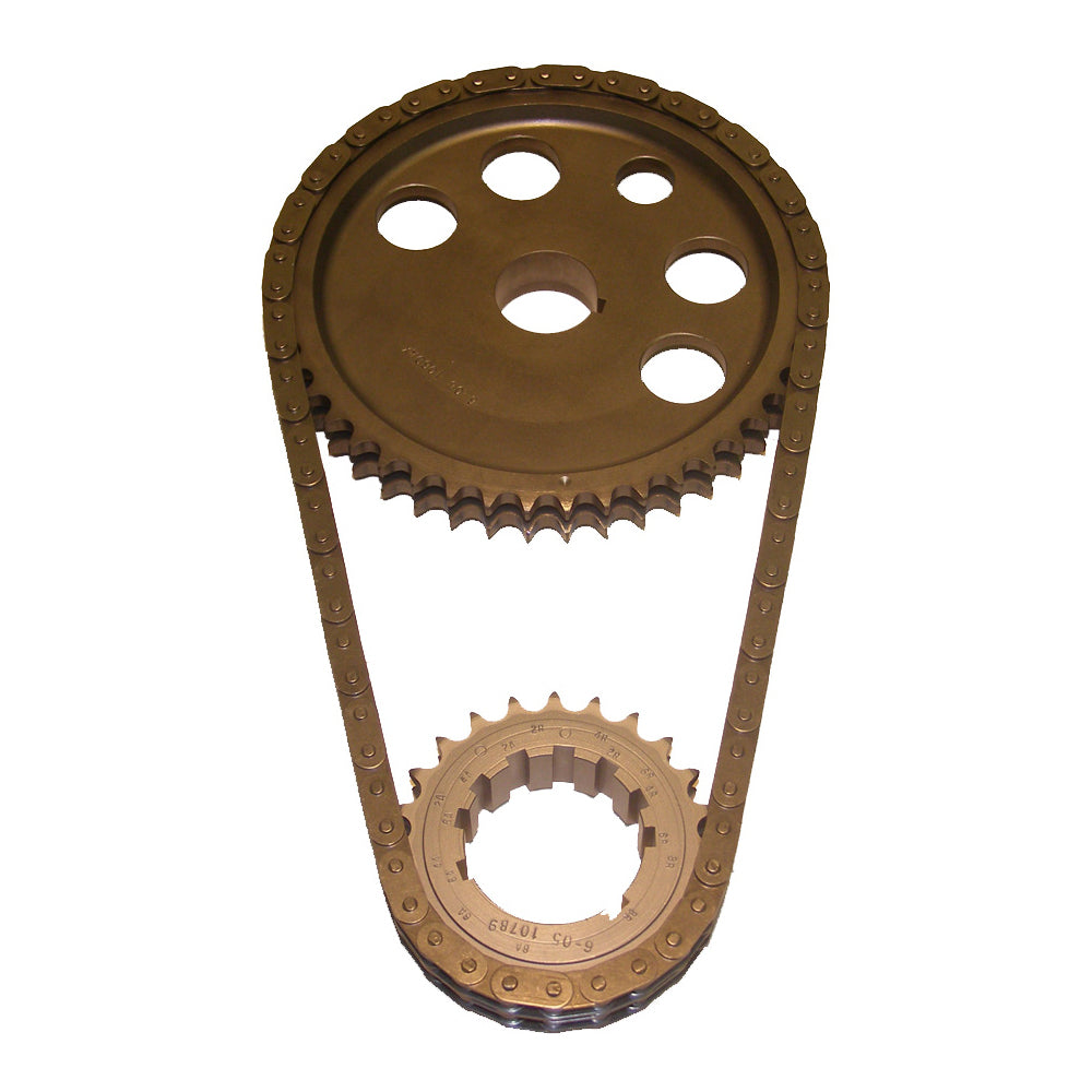 Cloyes Timing Chain Set - Street True Roller - Double Roller - 9 Keyway Adjustable - Steel - Mopar V6 / Small Block