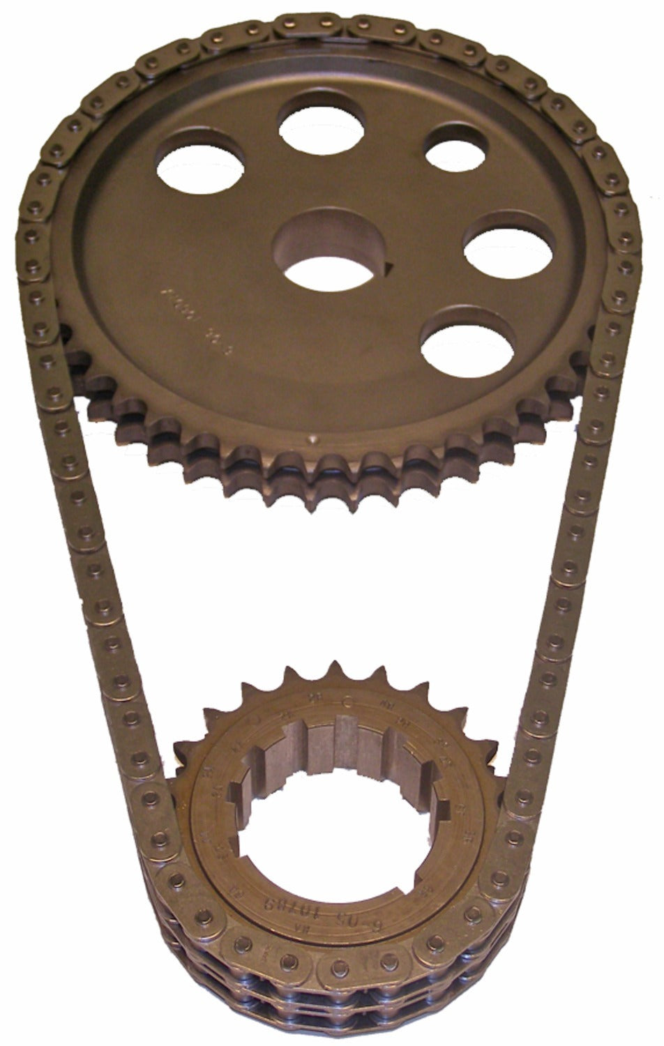 Cloyes Timing Chain Set - Premium Race True Roller - Double Roller - 3 Keyway Adjustable - 0.005 in Shorter - Iron /