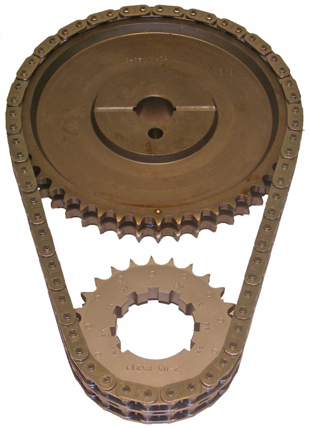 Cloyes Timing Chain Set - Premium Race True Roller - Double Roller - 3 Keyway Adjustable - 0.005 in Shorter - Iron /