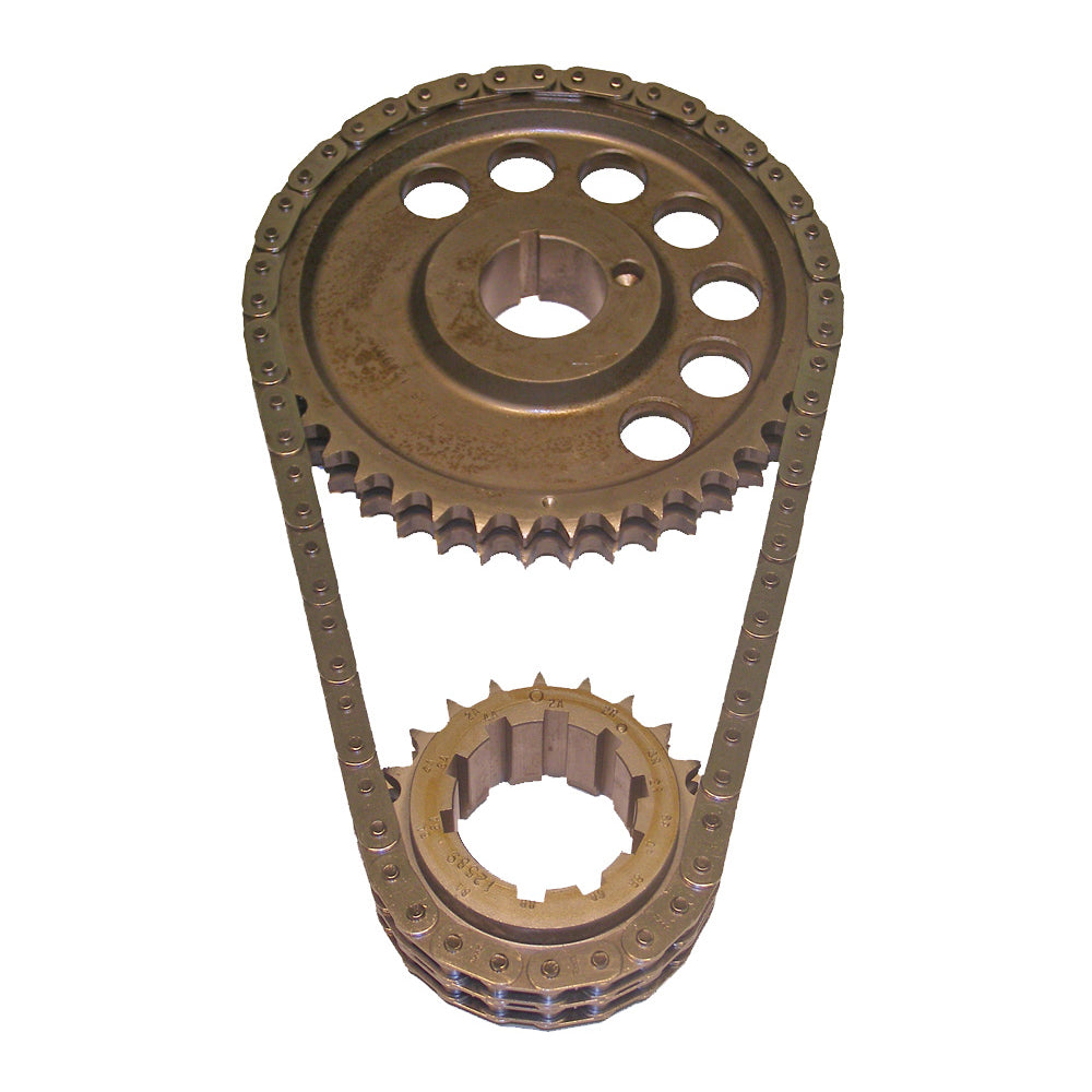Cloyes Timing Chain Set - Premium Race True Roller - Double Roller - 9 Keyway Adjustable - Iron / Steel - Pontiac V8 -