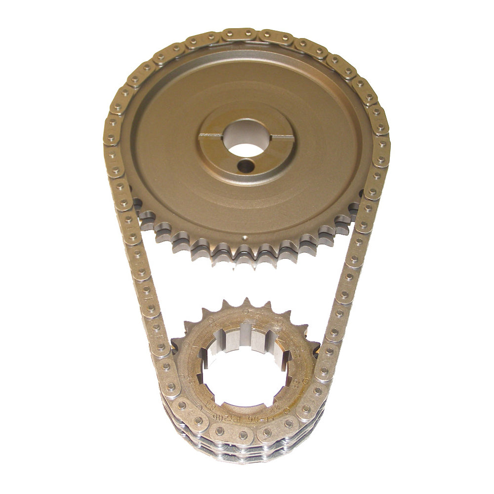 Cloyes Timing Chain Set - Race Billet True Roller - Double Roller - 9 Keyway Adjustable - Steel - Small Block Ford - Kit