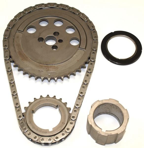 Cloyes Timing Chain Set - Race Billet Z-Racing - Single Roller - 3 Keyway Adjustable - Thrust Bearing - Steel - LS1 /