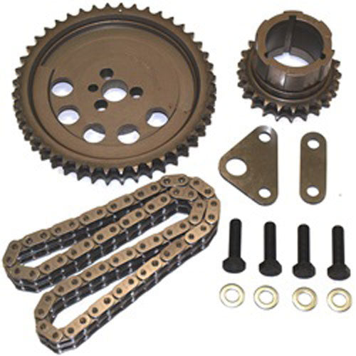 Cloyes Timing Chain Set - Race Billet True Roller - Double Roller - 3 Keyway Adjustable - Steel - LS1 / LS2 / LS6 - GM