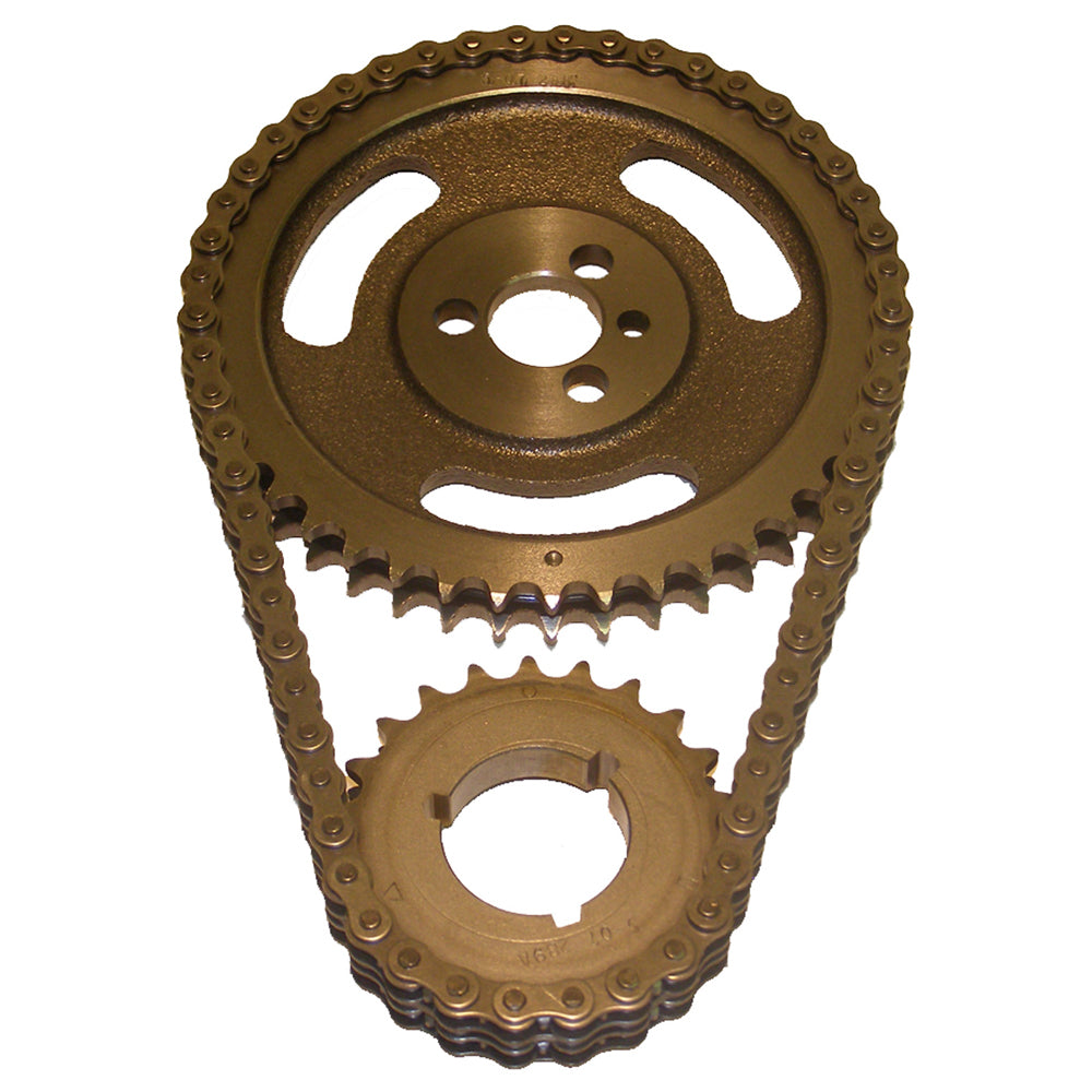 Cloyes Timing Chain Set - Heavy Duty - Double Roller - 3 Keyway Adjustable - Iron / Steel - GM V6 / Small Block Chevy