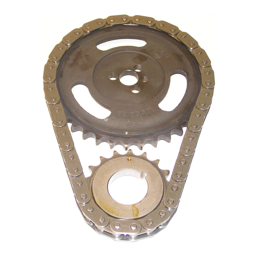 Cloyes Timing Chain Set - Heavy Duty - Single Roller - Iron / Steel - Factory Roller - GM V6 / Small Block Chevy - Kit