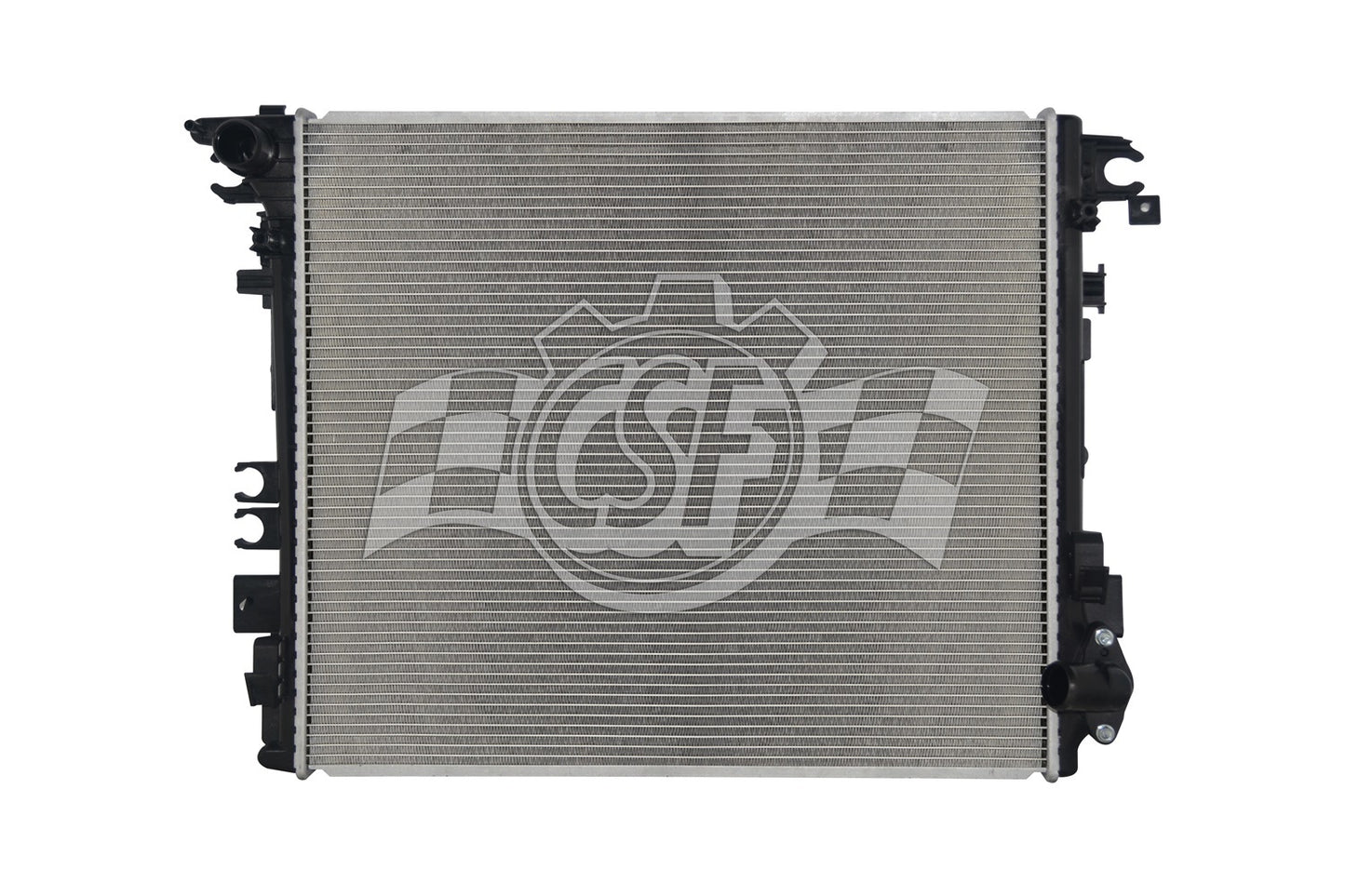 Csf Cooling Radiator - 21.938 in W x 19.313 in H x 1.188 in D - Driver Side Inlet - Passenger Side Outlet - Aluminum -