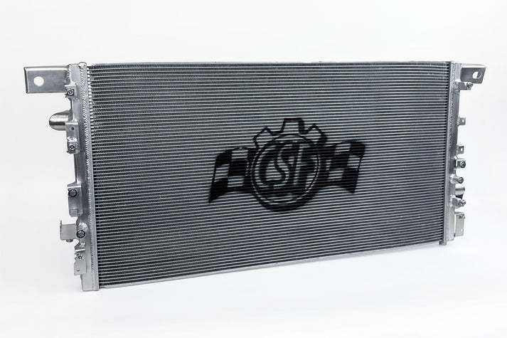 Csf Cooling Radiator - 34.65 in W x 17.91 in H x 1.65 in D - Passenger Side Inlet - Driver Side Outlet - Aluminum -