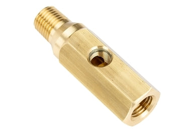 Dakota Digital Fitting - Adapter - Oil Pressure Adapter - Straight - 1/8 in NPT Male to 1/8 in NPT Female - 1/8 in NPT