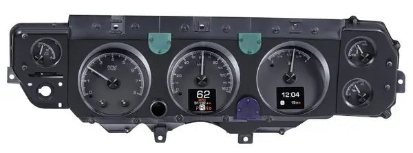 Dakota Digital Gauge Kit - HDX Direct Fit - Analog - Fuel / Oil Pressure / Speedometer / Tachometer / Voltmeter /