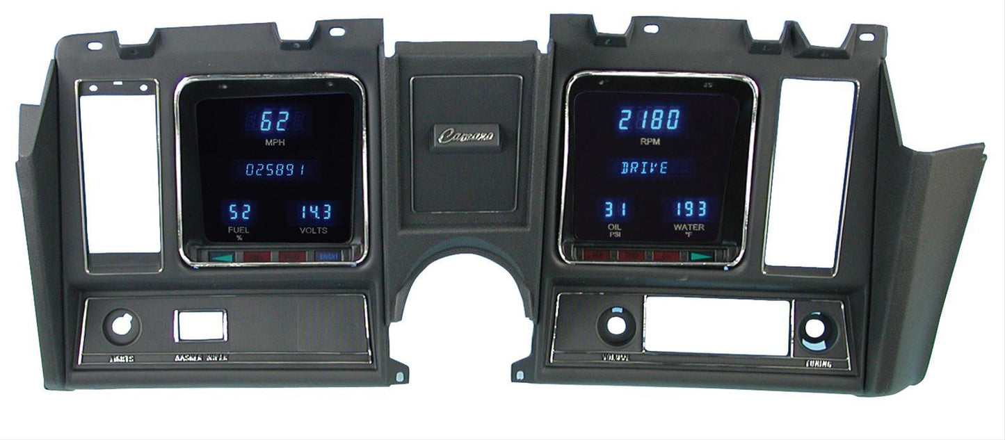 Dakota Digital Dash Panel - Stock Gauges - Plastic - Black - GM F-Body 1969 - Each