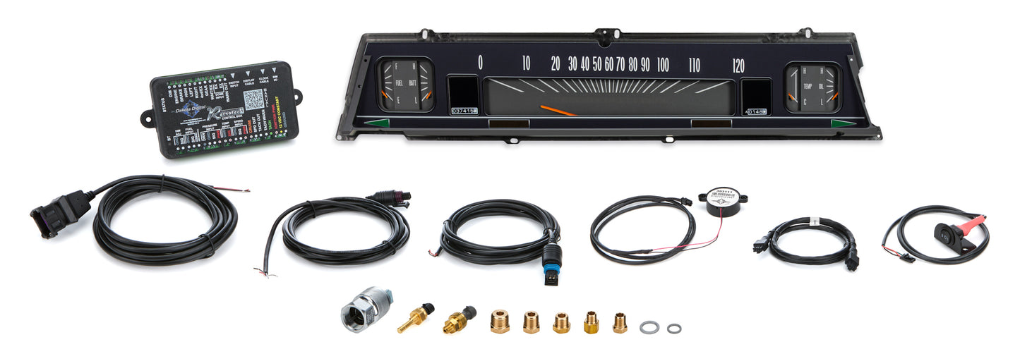 Dakota Digital Gauge Kit - RTX Series - Analog - Fuel / Oil Pressure / Speedometer / Voltmeter / Water Temperature -