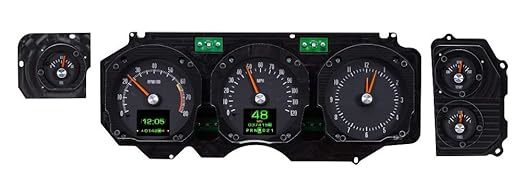 Dakota Digital Gauge Kit - RTX Series - Analog - Fuel / Oil Pressure / Speedometer / Tachometer / Water Temperature -