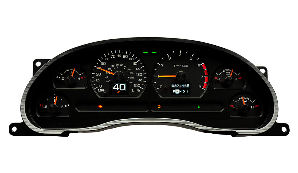 Dakota Digital Gauge Kit - RTX Series - Analog - Fuel Level / Oil Pressure / Water Temperature / Voltmeter /