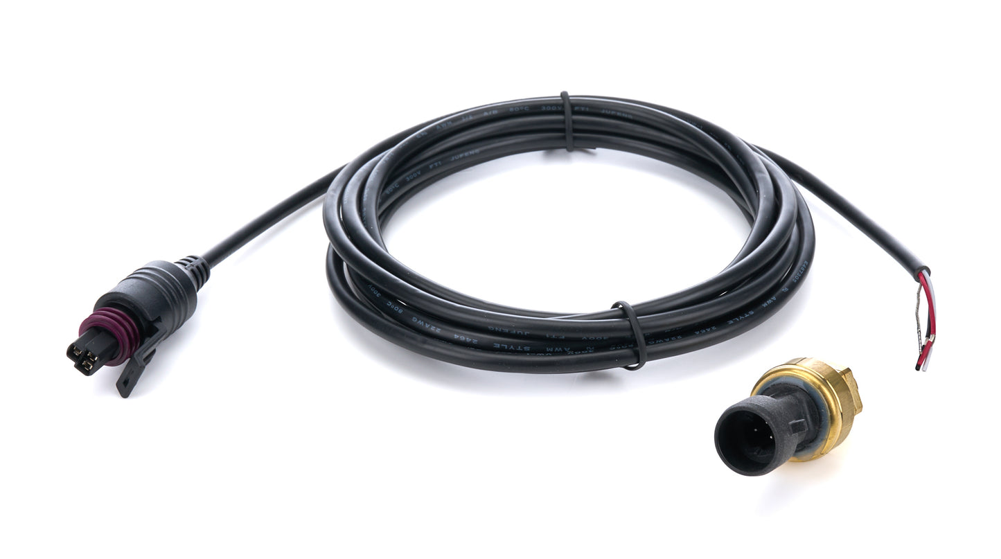 Dakota Digital Pressure Sending Unit - 1/8 in NPT Male - 0-100 PSI - Wiring Harness Included - Kit