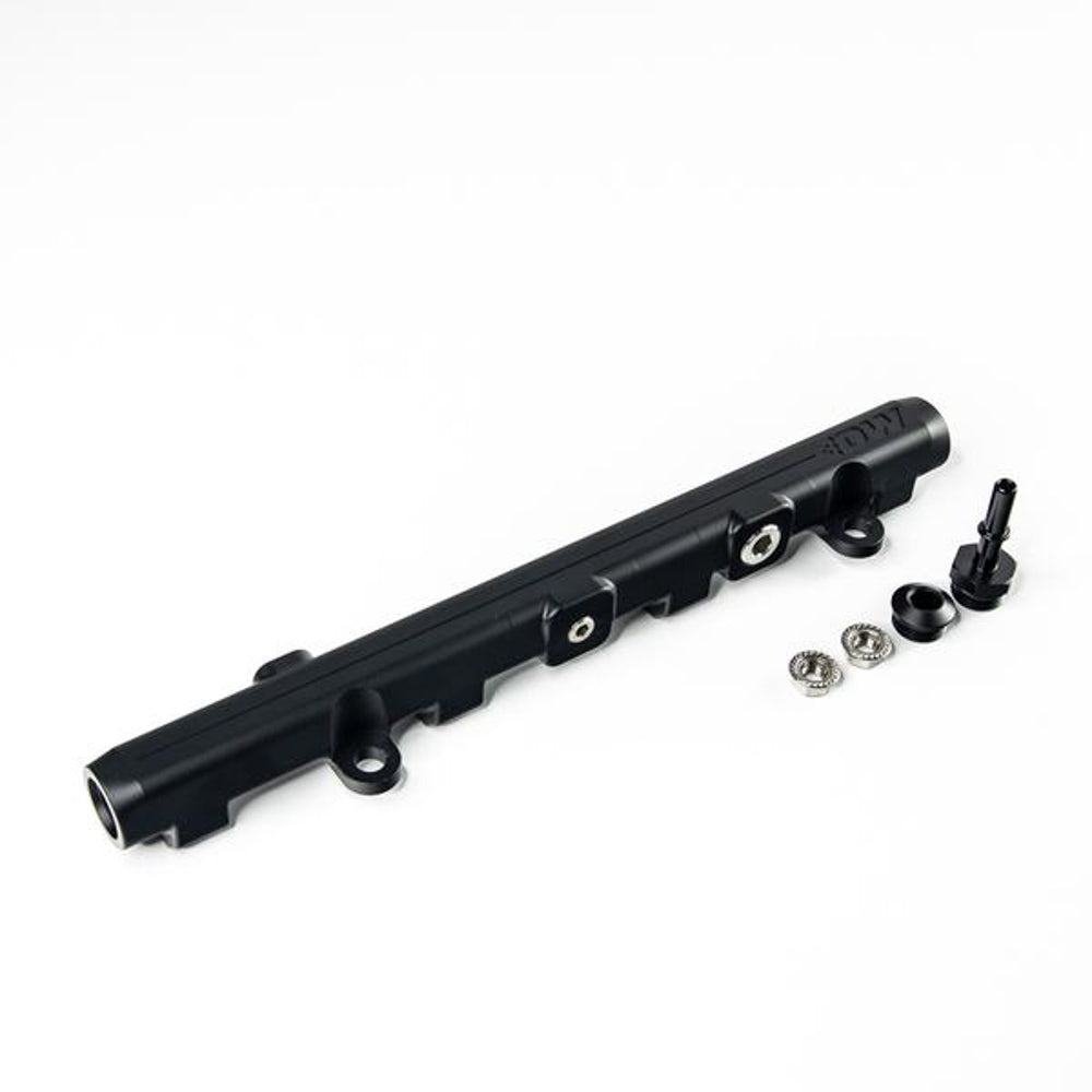 Deatschwerks Fuel Rail - Aluminum - Black Anodized - Honda K-Series - Kit