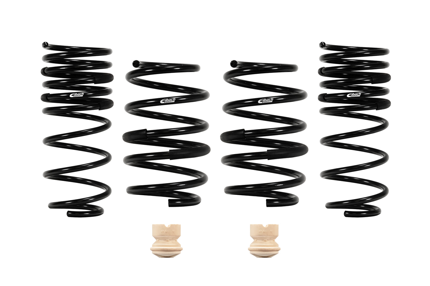 Eibach Suspension Spring Kit - Pro-Kit - Lowering - Front / Rear - Steel - Black Powder Coat - Ford Mustang 2011-14 -