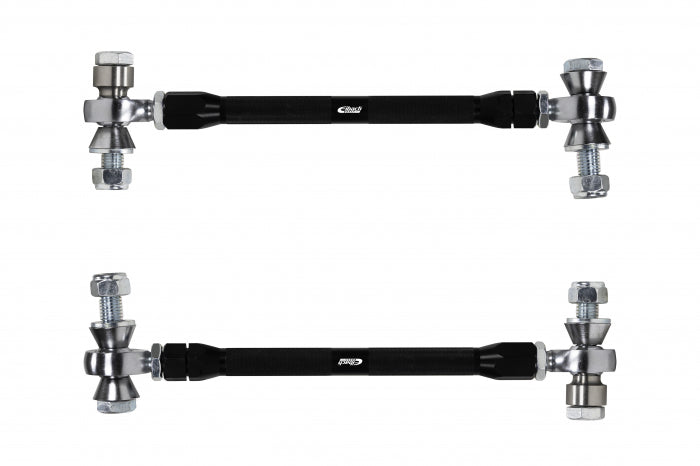 Eibach End Link - Rear - Adjustable - Aluminum / Chromoly - Black Anodized / Zinc Oxide - Tesla Model 3 2017-19 - Pair