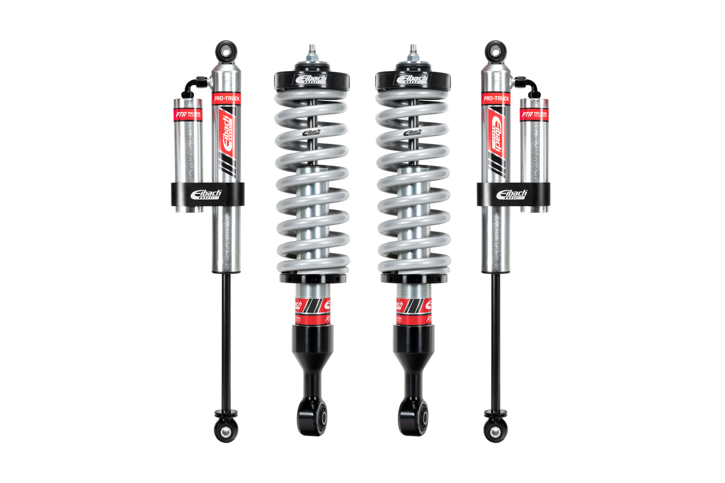 Eibach Suspension Lift Kit - PRO-TRUCK-LIFT STAGE 2R - 1 to 3 in Front Lift - 0 to 1-1/2 in Rear Lift - Reservoirs /