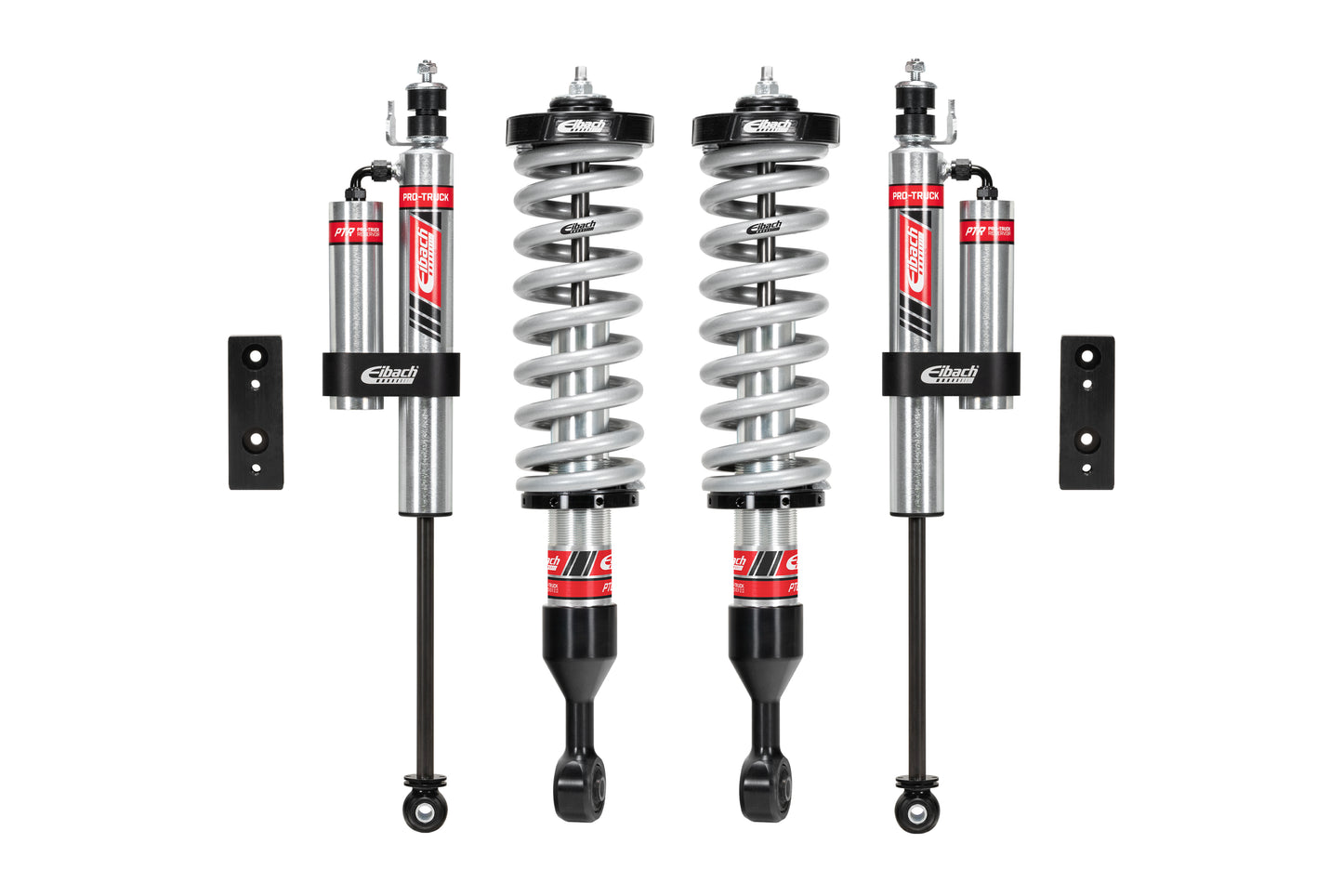 Eibach Suspension Lift Kit - PRO-TRUCK-LIFT STAGE 2R - 0.7 to 2.7 in Front Lift - 0 to 1.5 in Rear Lift - Reservoirs /