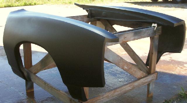 1968-1969 GTO Fiberglass Fenders (Pair) - Glasstek FF031 - view 4