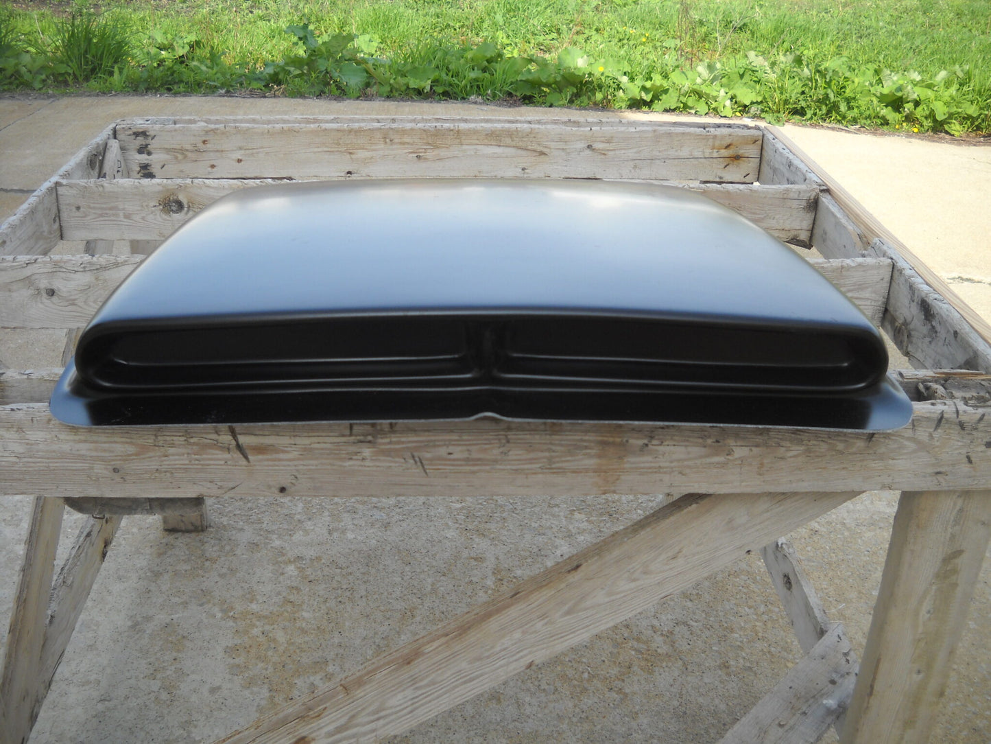 Six Pack Fiberglass Scoop; 27" W X 24" L X 3" Tall - Glasstek GS008 - view 3