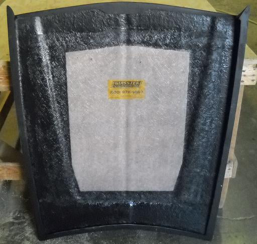 1964-1965 Mopar Hemi Super Stock Fiberglass Scoop (Fits 62-63) Curved Back - Glasstek GS022 - view 3