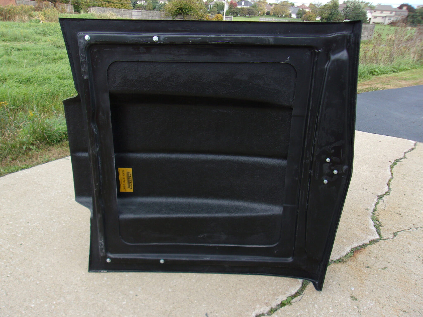 1966 Chevelle 4" Cowl Induction Bolt-On Fiberglass Hood (Open Frame) - Glasstek H1111 - view 4