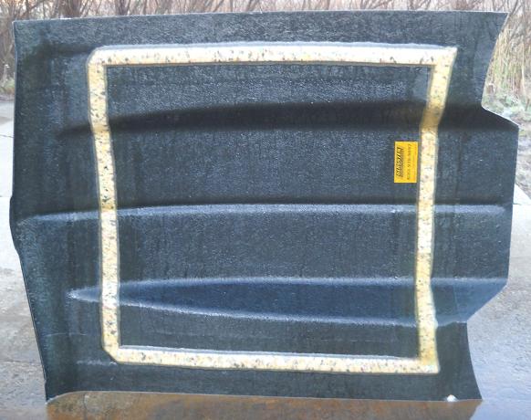 1968-1974 Nova / Chevy Ii 6" Cowl Induction Pin-On Fiberglass Hood With Cowl Panel (Extended To W/S) - Glasstek H1286 - view