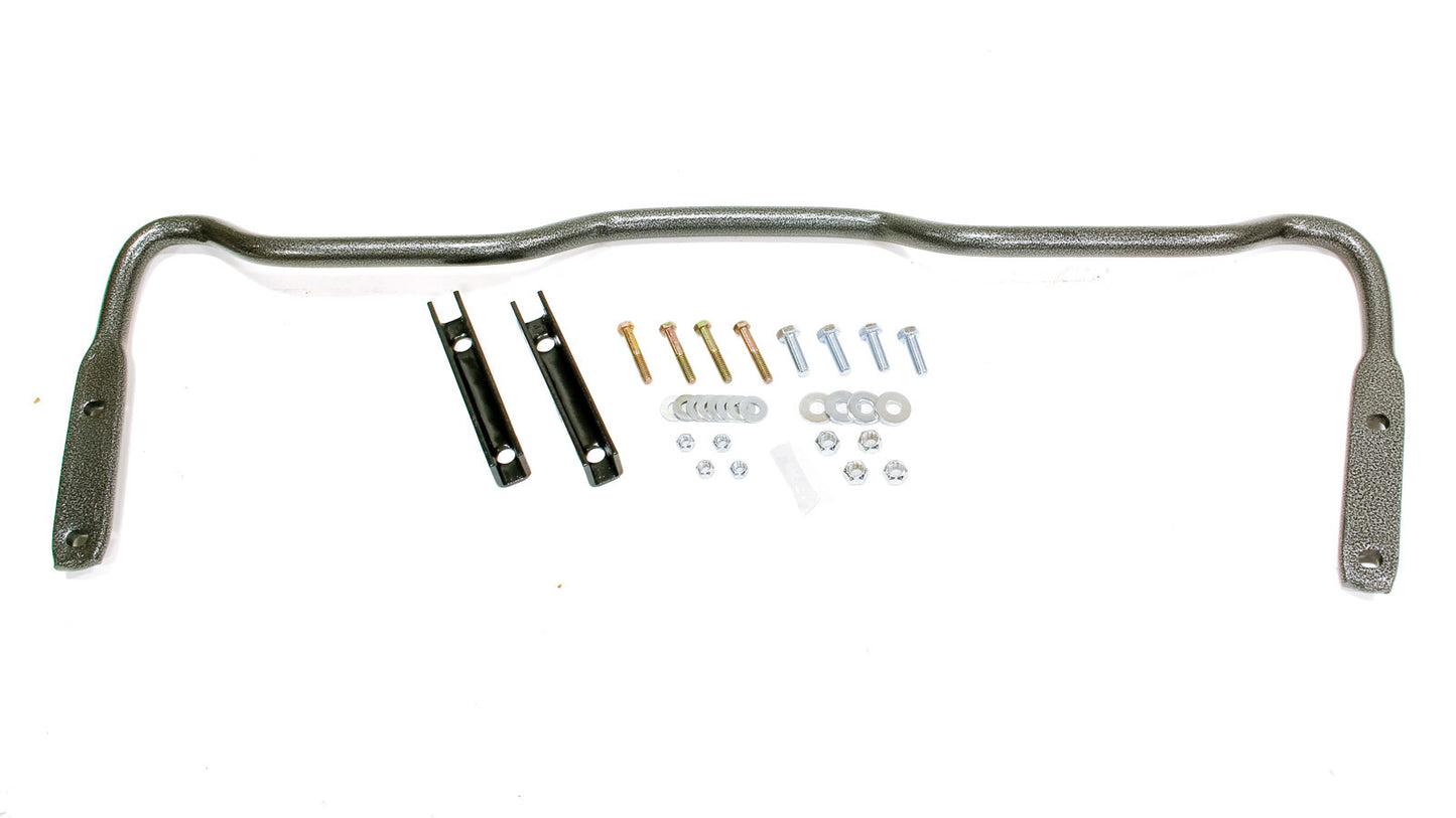 Hellwig Sway Bar - Rear - 1.125 in Diameter - Brackets / Hardware - Chromoly - Gray Powder Coat - GM A-Body 1973-77 /