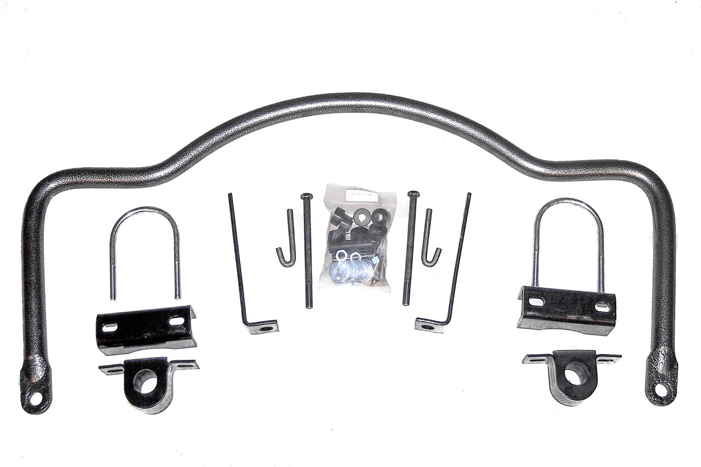 Hellwig Sway Bar - Rear - 1.5 in Diameter - Brackets / End Links / Hardware / Polyurethane Bushings - Chromoly - Gray