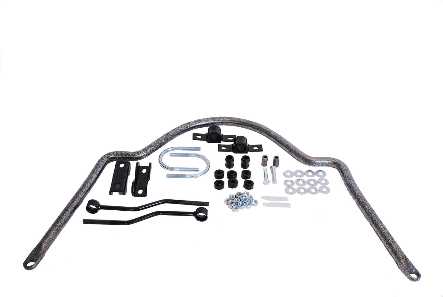 Hellwig Sway Bar - Rear - 1.25 in Diameter - Brackets / End Links / Hardware / Polyurethane Bushings - Chromoly - Gray