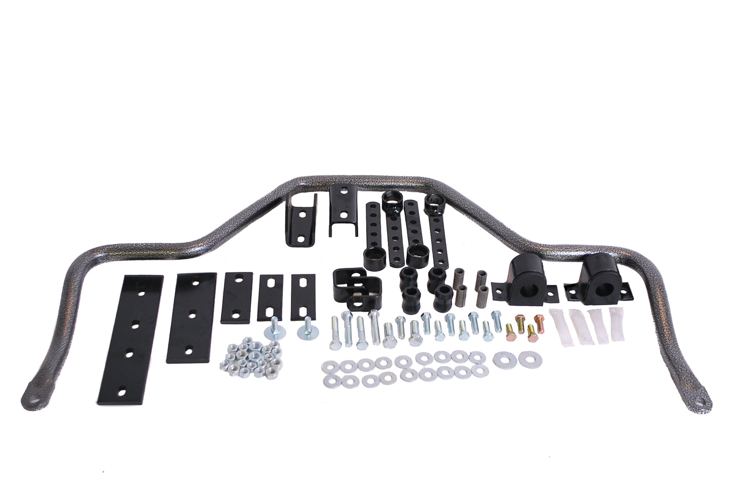 Hellwig Sway Bar - Rear - 1.125 in Diameter - Brackes / End Links / Hardware / Polyurethane Bushings - Chromoly - Gray