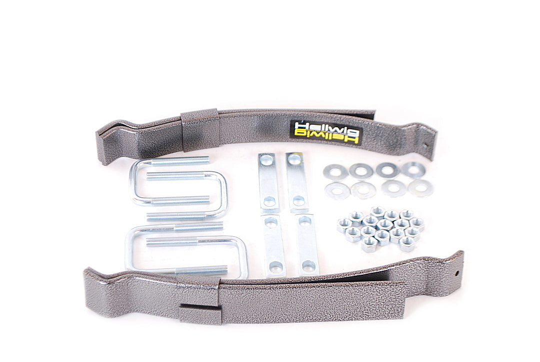 Hellwig Helper Spring Kit - LP-15 - Add-A-Leaf - Stock Height - Rear - Steel - Silver Powder Coat - Various