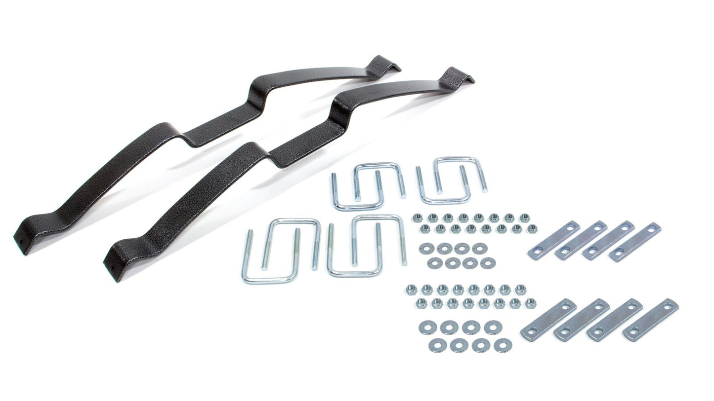 Hellwig Helper Spring Kit - EZ-990 - Add-A-Leaf - Stock Height - Rear - Steel - Silver Powder Coat - Ford Fullsize