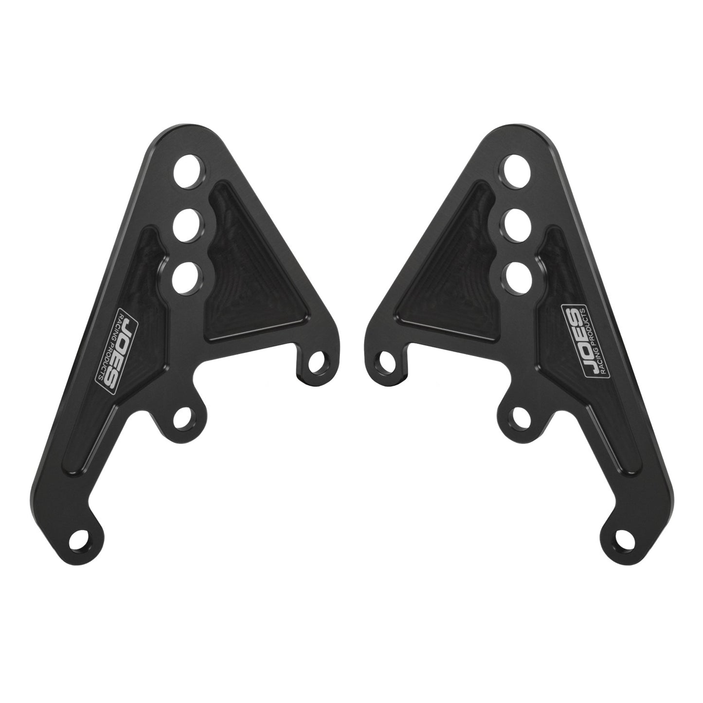 Joes Racing Products Third Link Bracket - 3 Hole - Aluminum - Black Anodized - Pair