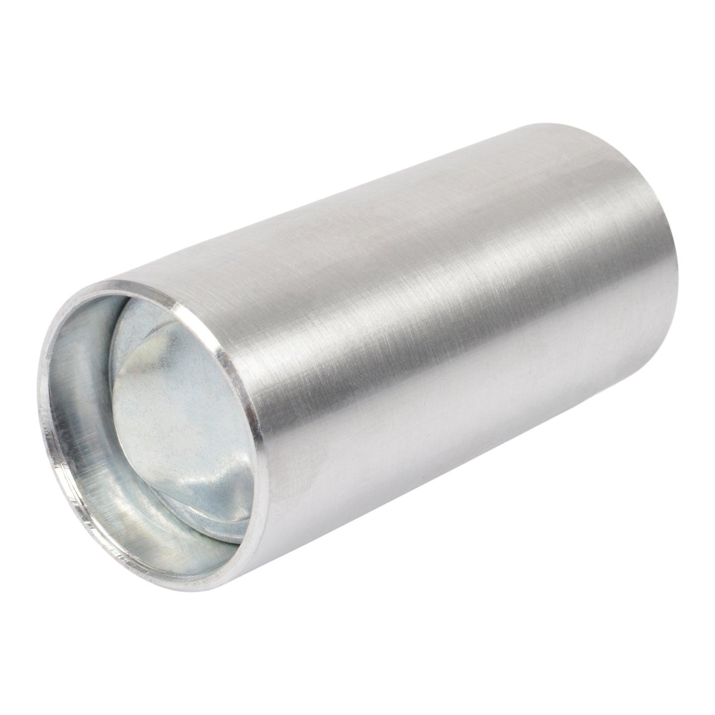 Joes Racing Products Breather Tube - 1-3/8 in OD - 3 in Long - 2 Internal Baffles - Aluminum - Each