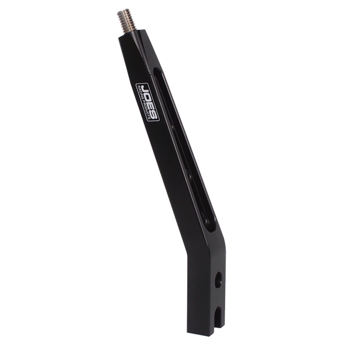 Joes Racing Products Shifter Stick - Single Bend - 8 In Length - 3/8-16 in Thread - 2 in Left Offset - Aluminum -