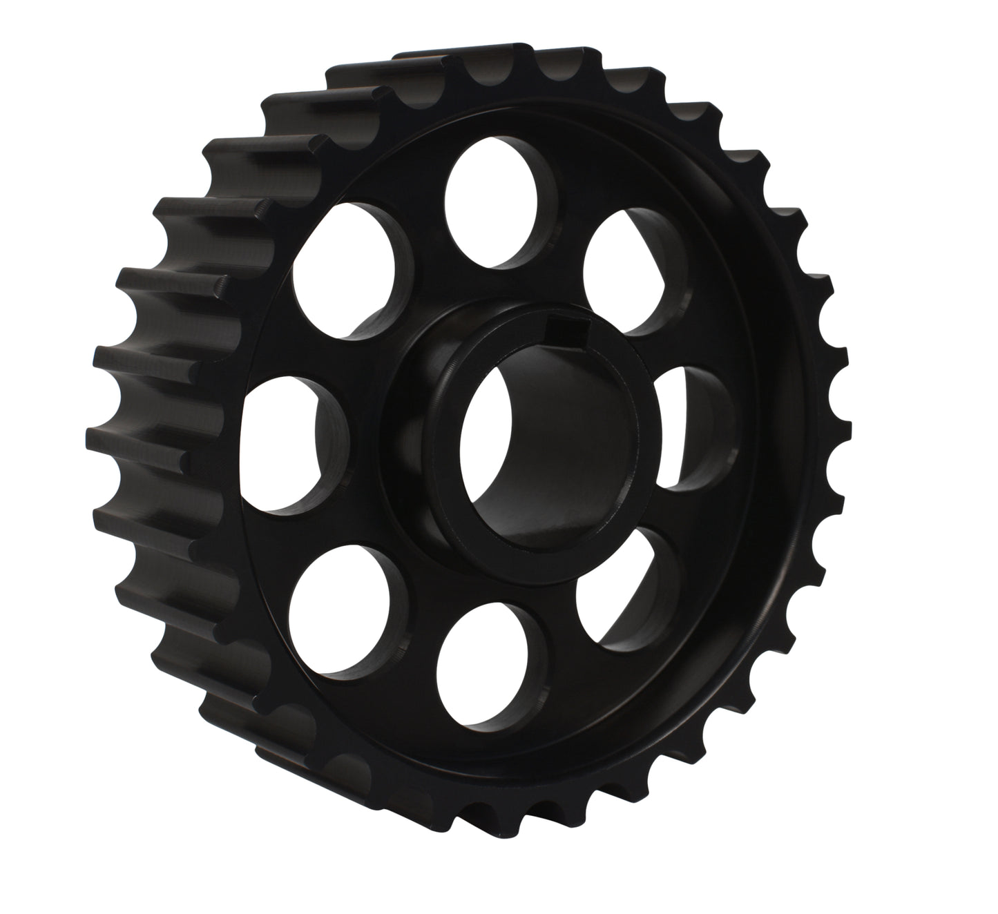 Joes Racing Products Drive Belt - HTD - 30 Tooth - Keyed - Jr Sprint - Aluminum - Black Anodized - Each