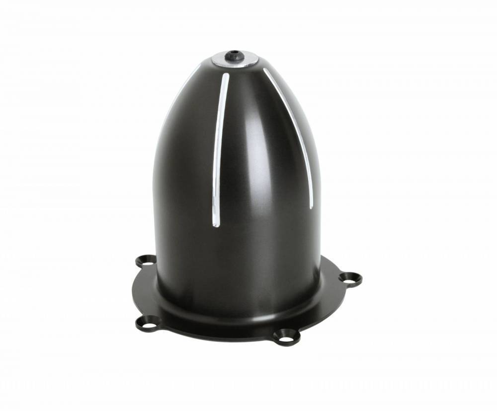 Joes Racing Products Wheel Hub Dust Cap - 5 x 5.00 in Bolt Pattern - Aluminum - Black Anodized - Each