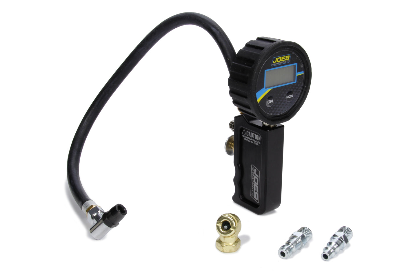 Joes Racing Products Tire Inflator and Gauge - Professional Quick Fill - 0-60 psi - Air Line / Fittings - Digital -