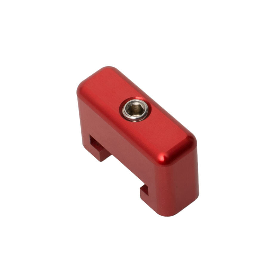 Joes Racing Products Radiator Core Retainer - Replacement - Aluminum - Red Anodized - Joes Radiator Brackets - Each
