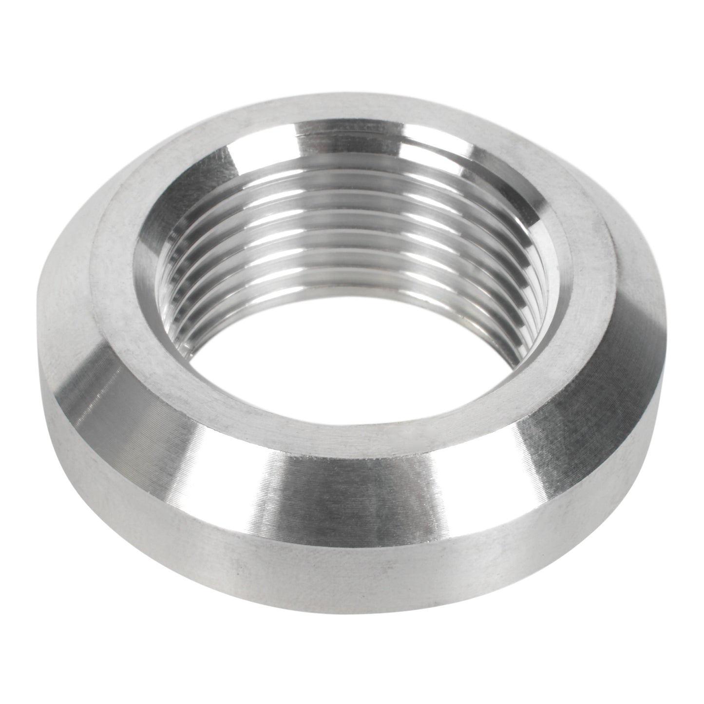 Joes Racing Products Bung - 1 in NPT Female - Weld-In - Aluminum - Natural - Each