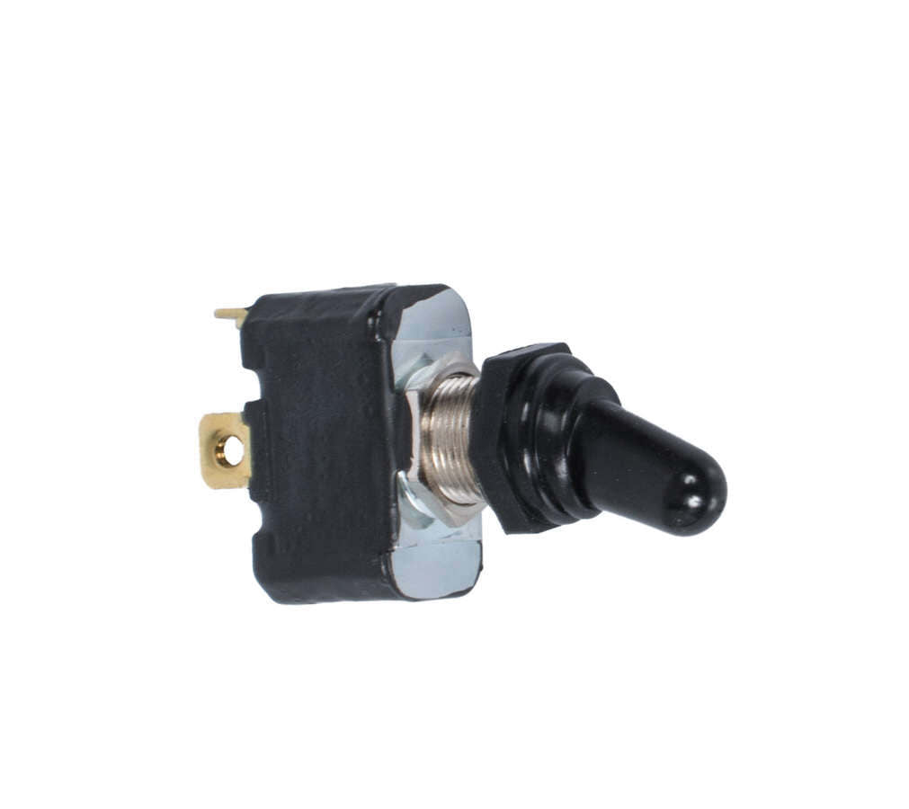 Joes Racing Products Toggle Switch - On / Off - Momentary - Double Pole - Weatherproof Cover - 40 amps - 12V - Rubber