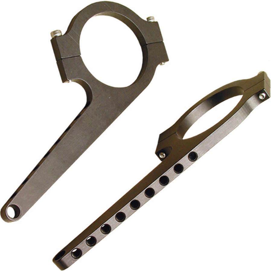 Joes Racing Products Switch Panel Bracket - Clamp-On - Aluminum - Black Anodized - 1-1/2 in OD Tube - Pair