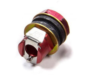Kwik Change Products Tire Pressure Relief Valve - 5/8 in Wheel Hole - Aluminum - Red Anodized - Schrader / Tire