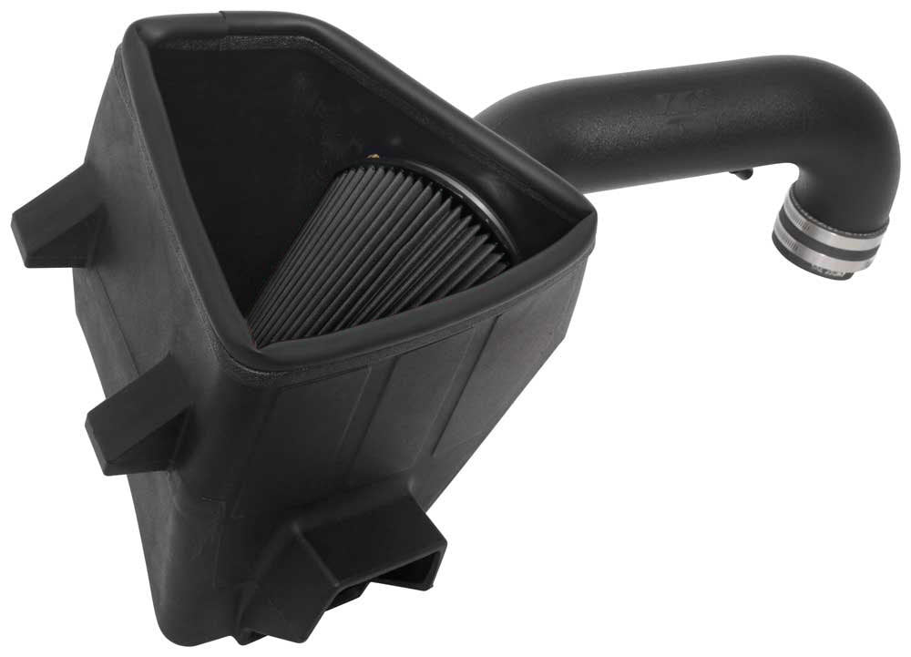 K And N Engineering Air Induction System - Reusable Dry Filter - Plastic - Black - Mopar Gen III Hemi - Dodge Ram