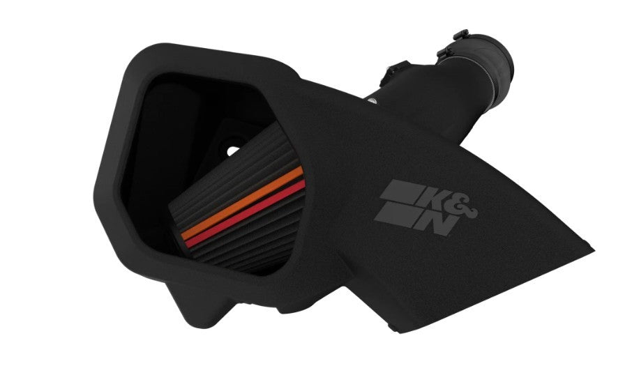 K And N Engineering Air Induction System - 50 Series GEN3 - Reusable Dry Filter - Plastic - Black - Dodge Cummins -