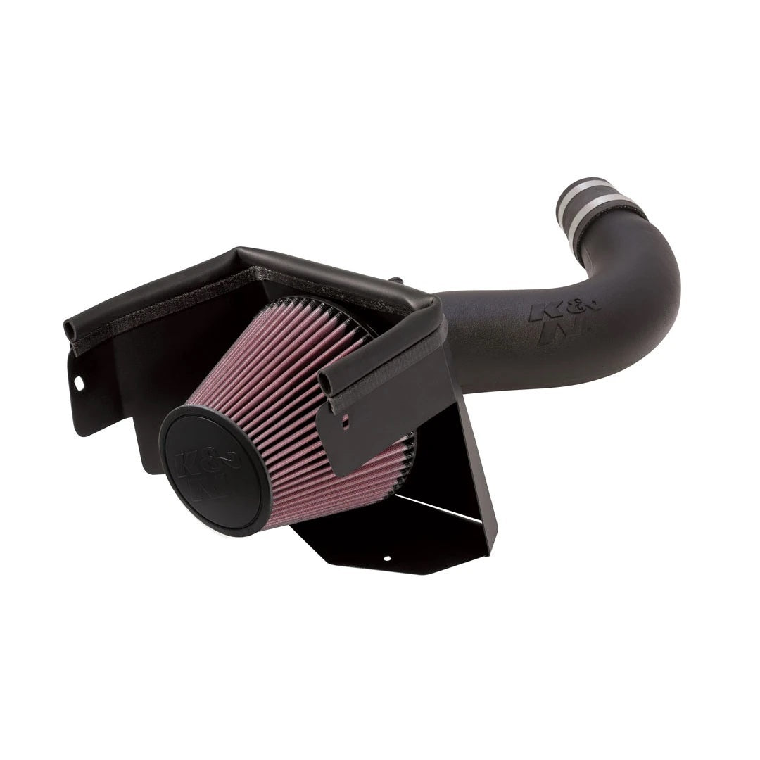 K And N Engineering Air Induction System - 57 Series FIPK - Reusable Oiled Filter - Plastic - Black - Jeep Wrangler JK