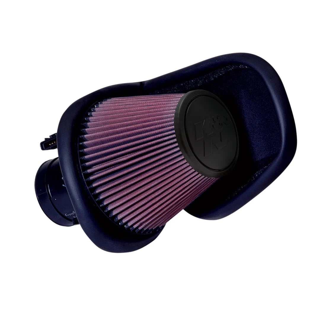 K And N Engineering Air Induction System - 57 Series FIPK - Reusable Oiled Filter - Plastic - Black - Ford Mustang