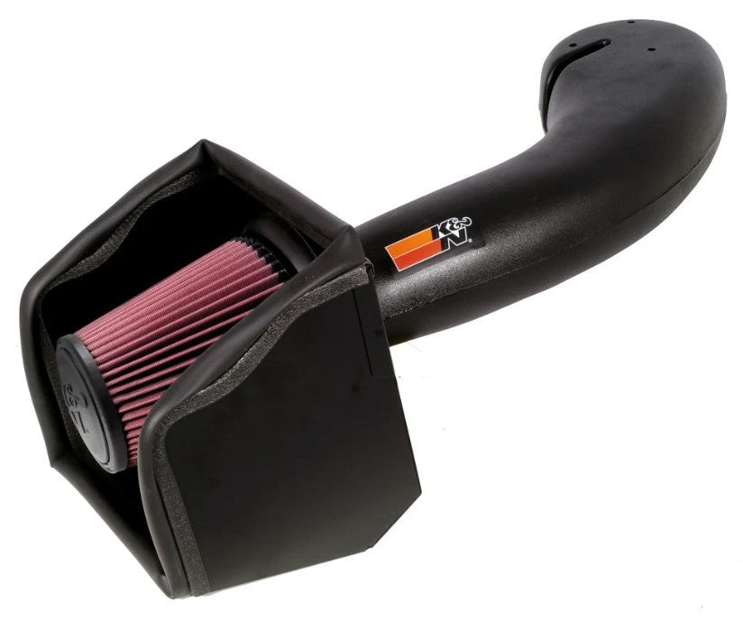 K And N Engineering Air Induction System - 57 Series FIPK - Reusable Oiled Filter - Plastic - Black - GM Midsize SUV /